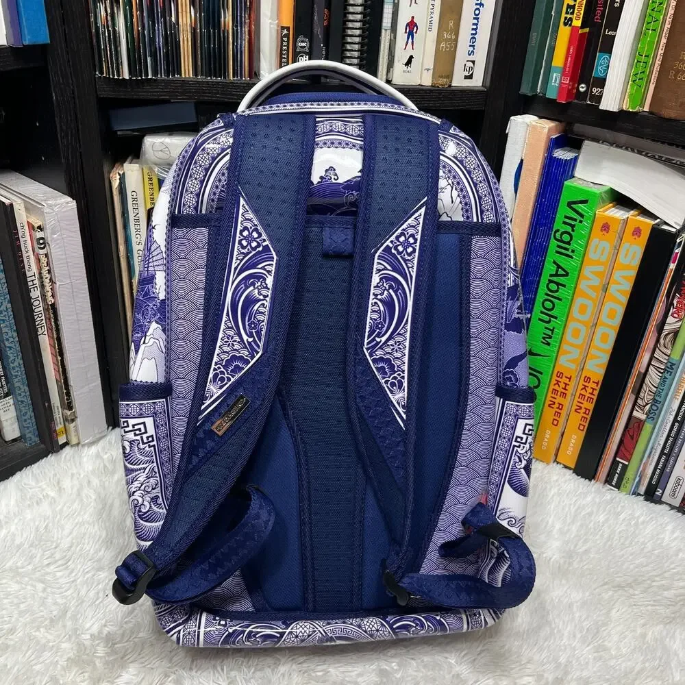 SPRAYGROUND PORCELAIN WAVE BACKPACK / BOOK BAG